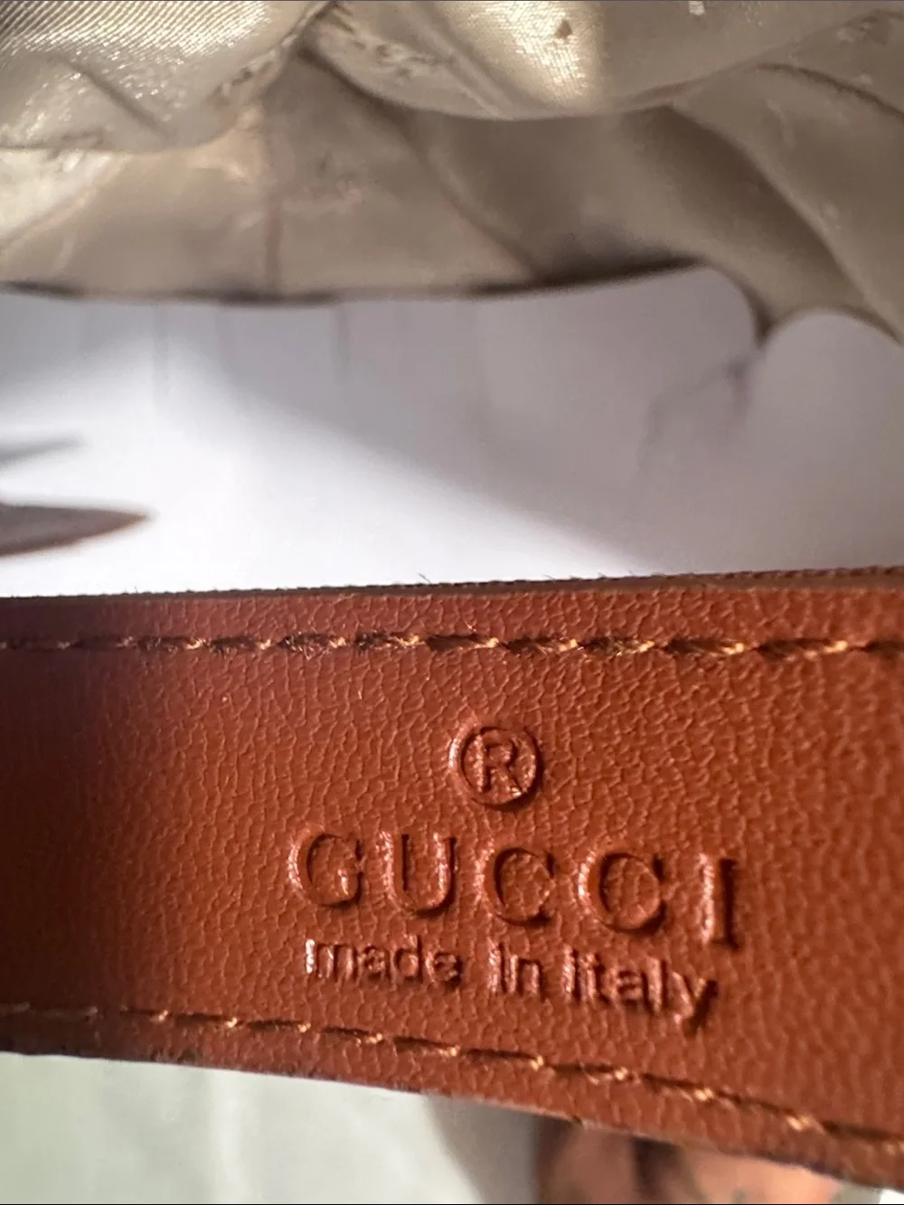 New!🔥Gucci Denim GG Monogram Cap in Dark Blue with Brown Trim!🔥
